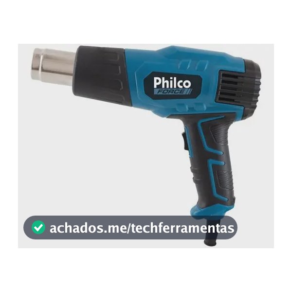Soprador Térmico Philco Force Pst01 Azul 4 Ponteiras