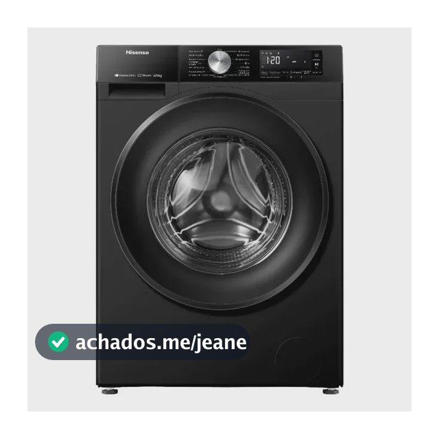 Lava/seca Hisense 3s14 Inverter 14/9kg Wi-fi Noir 127v