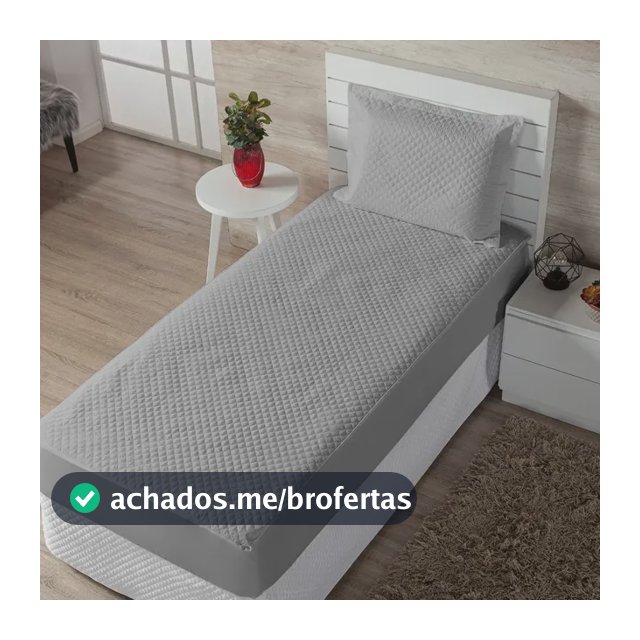 Protetor De Colchão Impermeável Antixixi Antimofo Solteiro Cor Branco Desenho Do Tecido Matelado