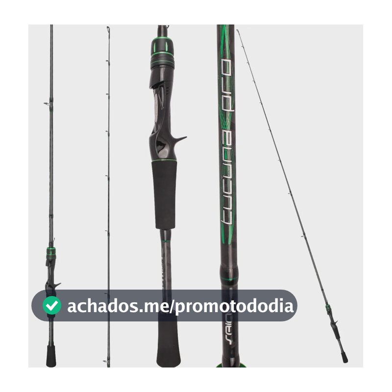 Vara P/ Carretilha Saint Plus Tucuna Pro 1,73m 6 - 14lbs
