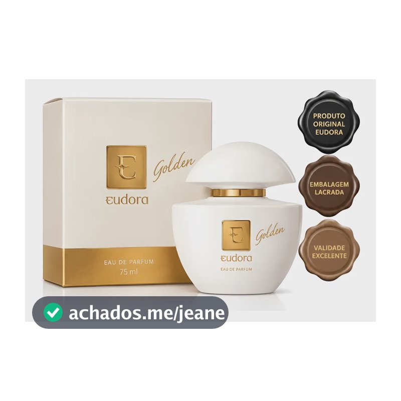 Perfume Feminino Eudora Golden Eau De Parfum 75ml