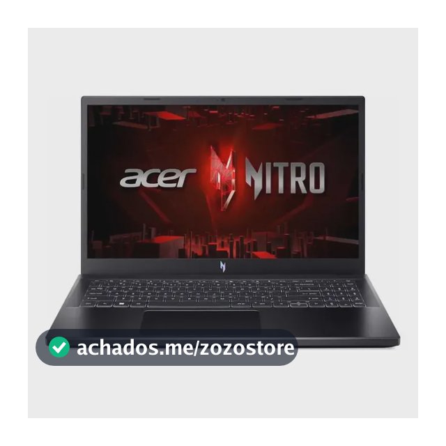Notebook Gamer Acer Nitro V ANV15-51-57WS Intel® Core™ i5-13420H 13ªGeração 512SSD 8GB Nvidia® GeForce® RTX 3050 GDDR6 Linux Gutta 15,6'