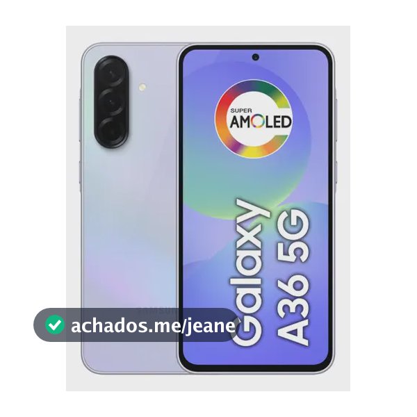 Smartphone Samsung Galaxy A36 5g 128gb 6gb Ram Câmera Tripla De Até 50mp Selfie De 12mp Ip67 Super Amoled 6.7'' Nfc Recursos Ai Android E Segurança Snapdragon - Violeta