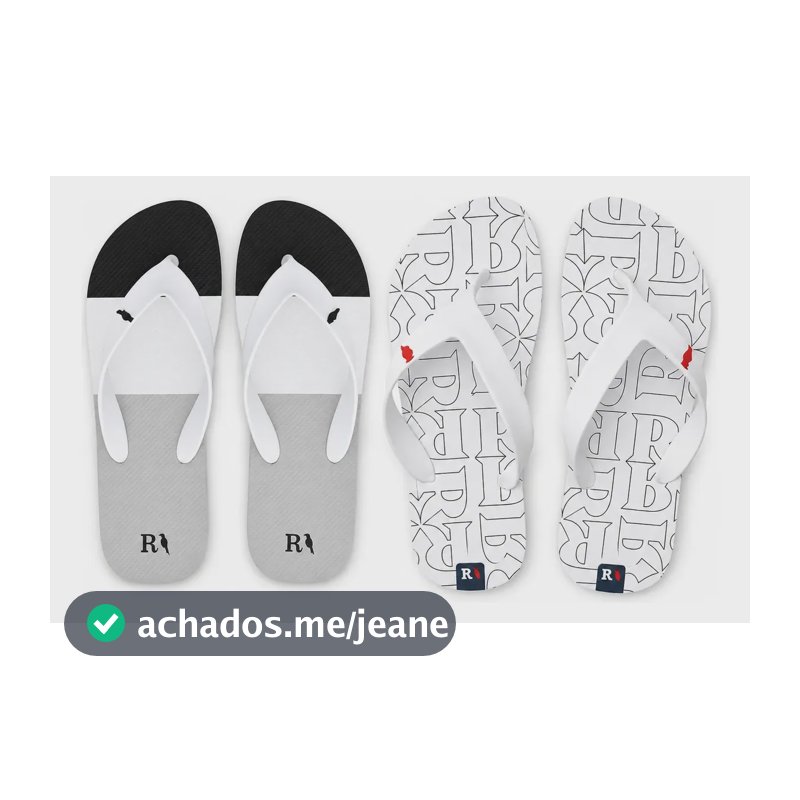 Kit 2 Pares Chinelo Masculino Reserva Confortável E Macio Ptocinza E R 41/42