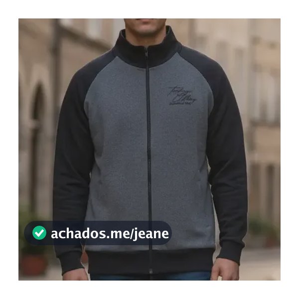 Jaqueta De Moletom Com Bordado 019083