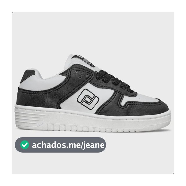 Tênis Freeday Grandir Unissex | Preto Branco Branco