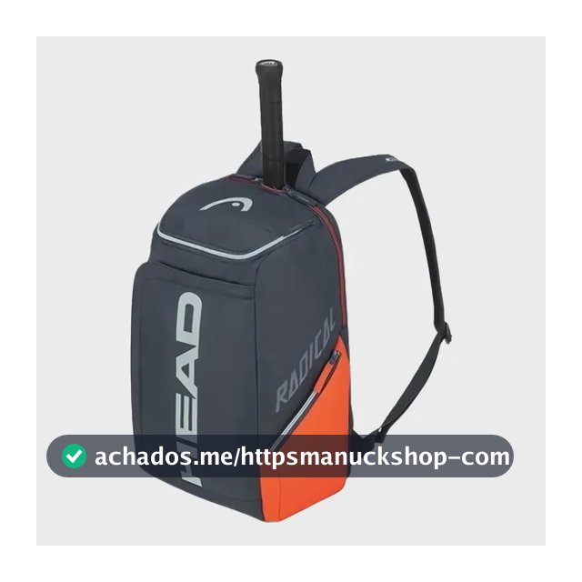Mochila Raqueteira Tenis Tenista Beach Tennis Head 3raquetes Cor Radical