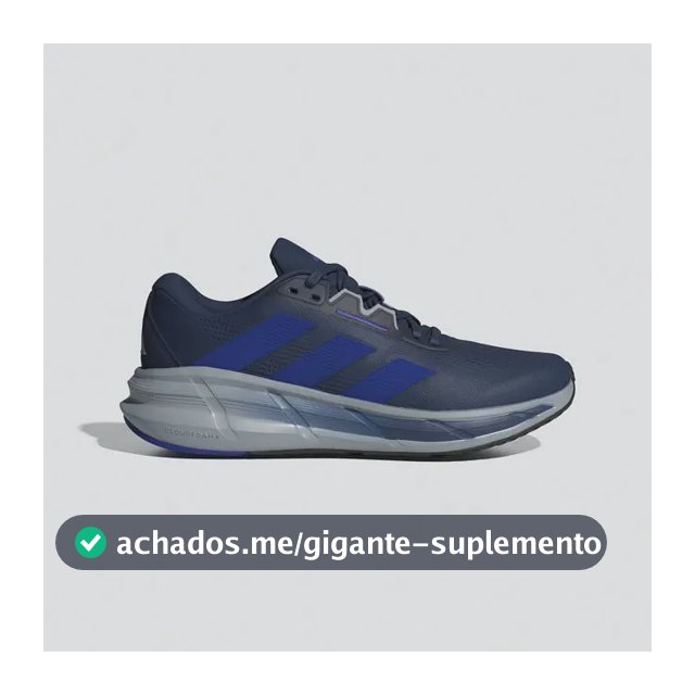 Tênis Masculino Questar 3 adidas Tecind/lucblu/halsil Liso 39 Br