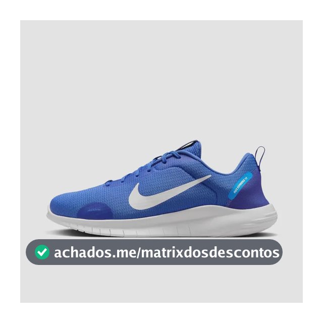 Tênis Nike Flex Experience Run 12 Masculino Azul/branco 41 Br