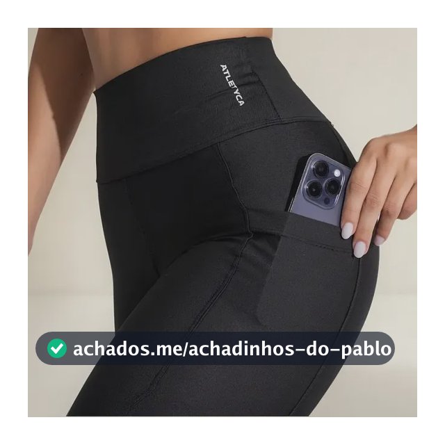 Legging Com Bolso Fitness Feminino Atletyca