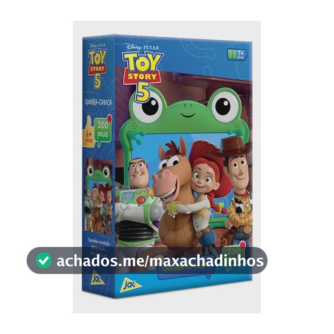Toyster - Disney: Toy Story 5 - Quebra-cabeça 200 Peças - JAK