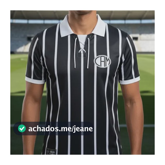 Camisa Retrô Atlético Mineiro 1924 Cordinha Oficial