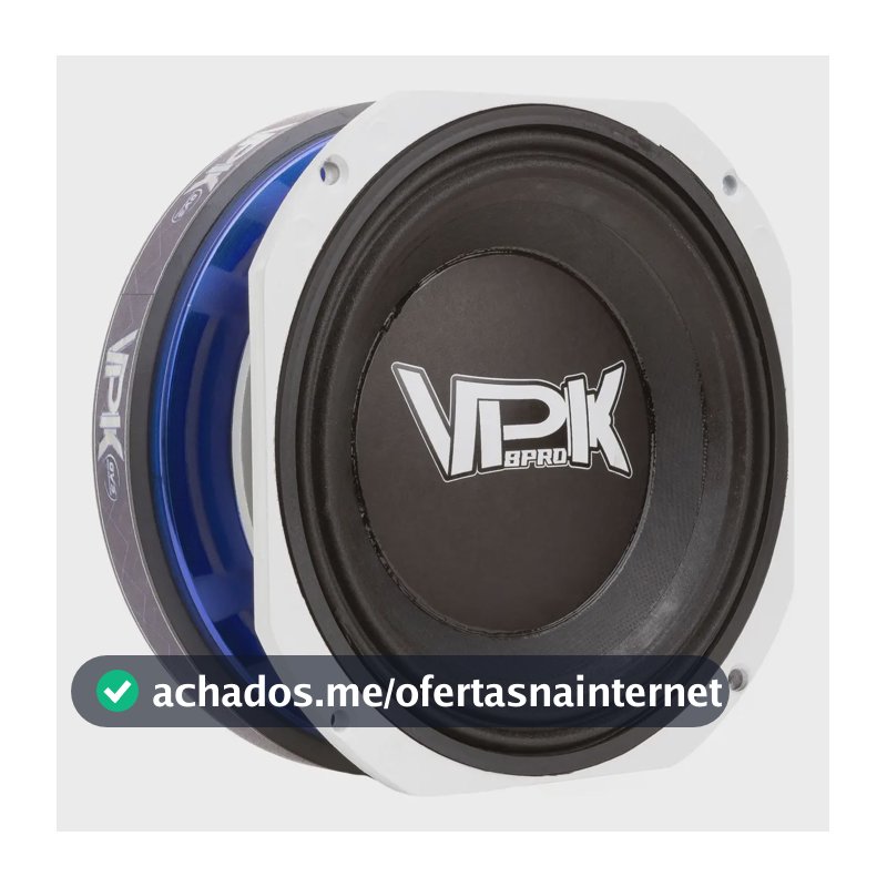Alto Falante Qvs 8 Polegadas 450rms Pro Vpk Médio Grave Som Branco