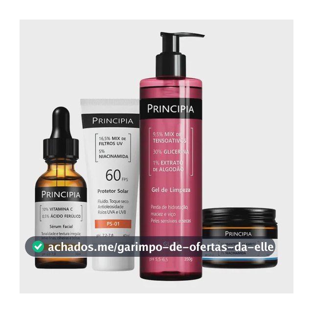 Principia Kit Essencial Gl-03 + Ch + Vc + Ps Sensível Dia/noite