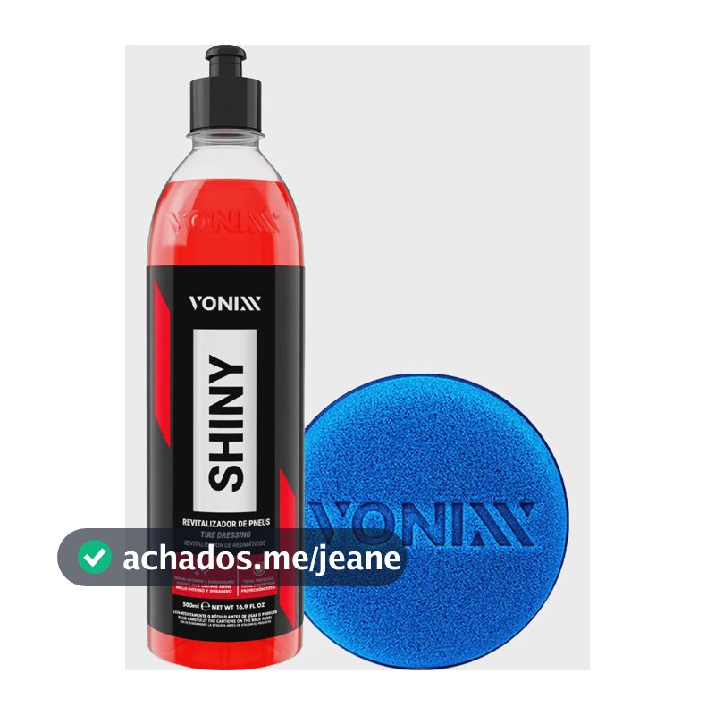 Revitalizador De Pneu Pretinho Shiny Vonixx - 500ml Preto