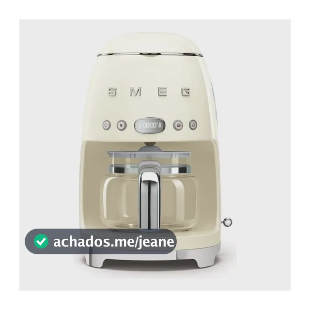 Cafetera Smeg Acero Inoxidable 1050 W Marfil