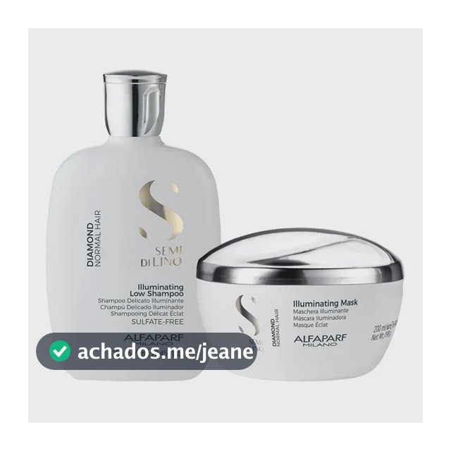 Kit Diamond Shampoo E Máscara - Alfaparf