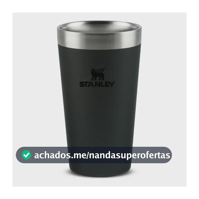 Copo Térmico para Cerveja Stanley Pint Adventure Black 2.0 354ml