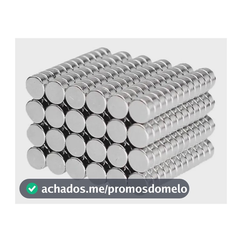 50pcs. Imã De Neodímio 5x1 Redondo Pequeno 5mm X 1mm N35