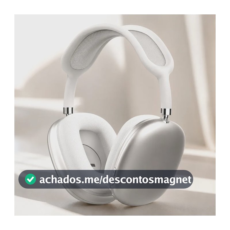 Fone De Ouvido Bluetooth Sem Fio Over Ear Air Top Dr Hank Headphone Premium Abafa Ruído Espacial Bateria Longa Confortável Microfone Dobrável Branco
