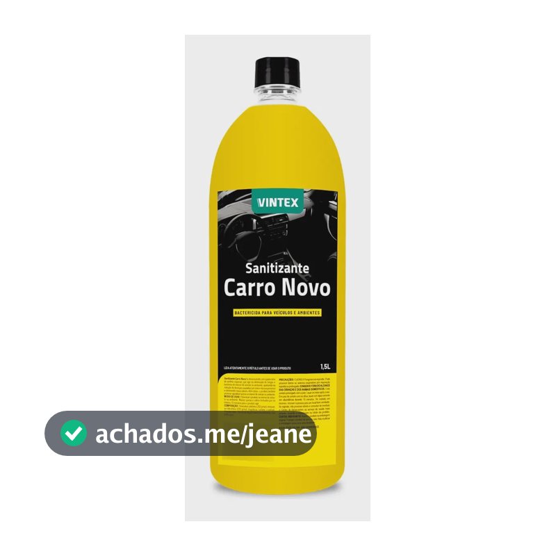 Aromatizante Sanitizante Cheirinho Carro Vonixx 1,5L Líquido