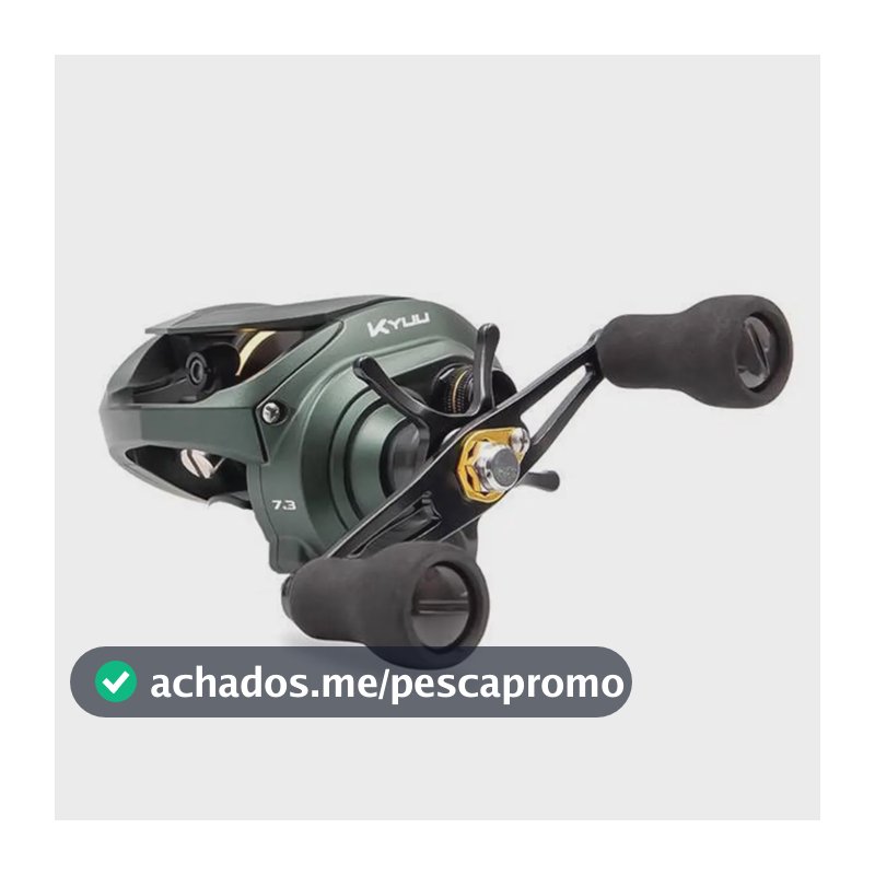 Carretilha BG KyUU Tork Freio Mecânico 10+1 Rol. Drag 13kg