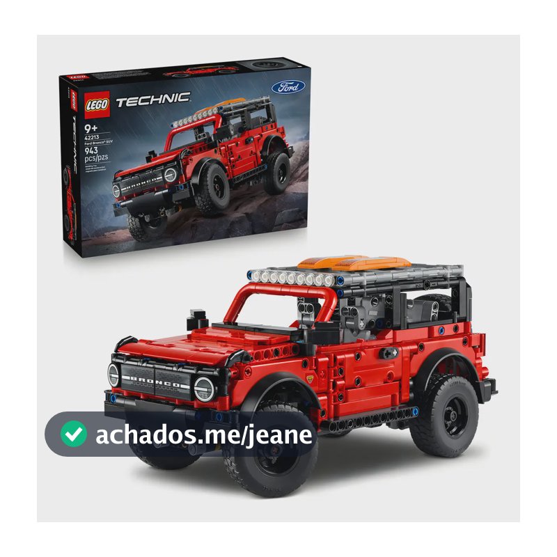Caminhão de carro modelo LEGO® Technic Ford Bronco® 42213