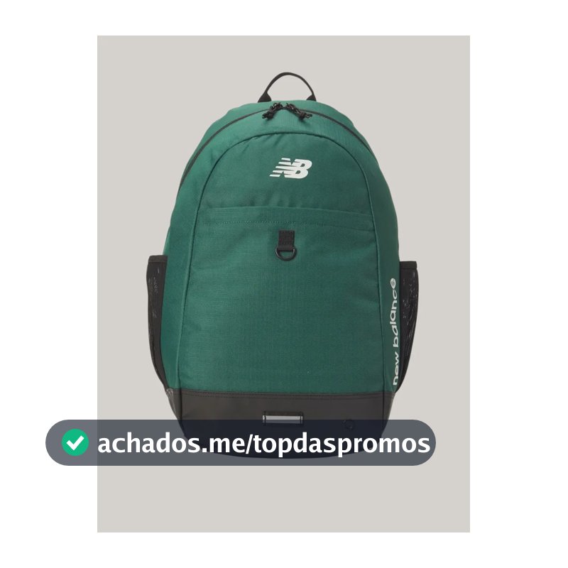 Mochila Unisex New Balance Active Verde Floresta Liso
