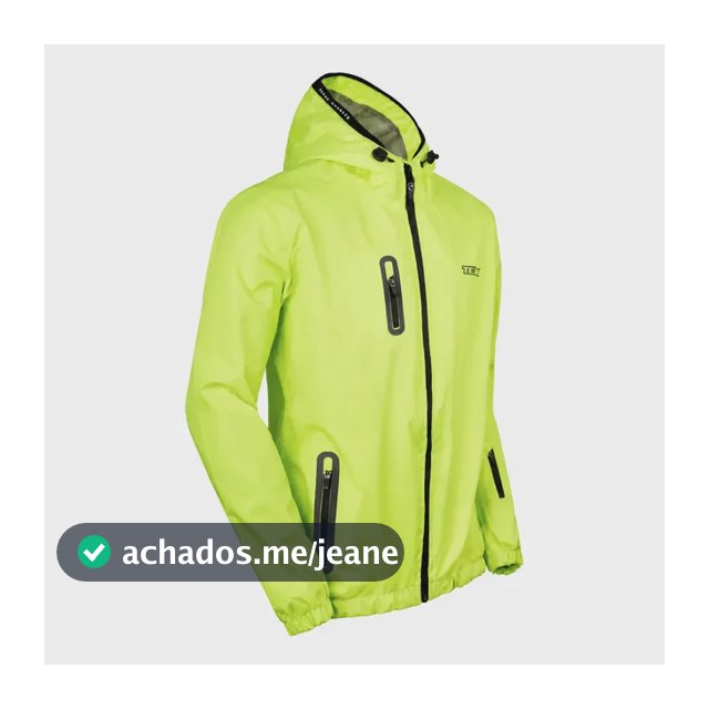 Jaqueta Texx Corta Vento Neon V2 Impermeável Unisex Moto