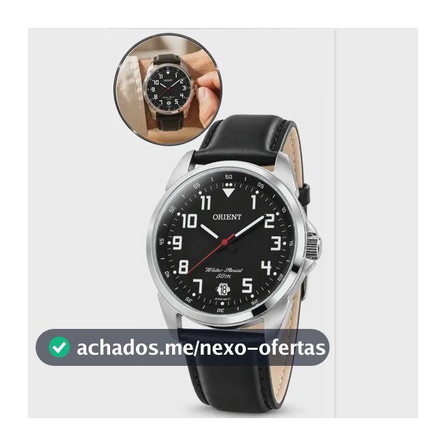 Relógio Orient Mbsc1031 P2px Masculino Couro Quartzo 50 m