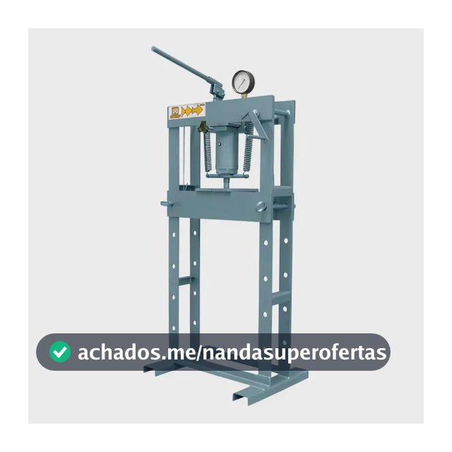 Prensa Hidráulica Ribeiro RP0002 15 Toneladas Profissional