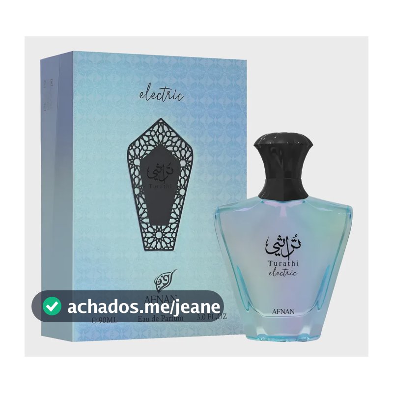 Afnan Água De Perfume Unissex Turathi Electric 90 Ml