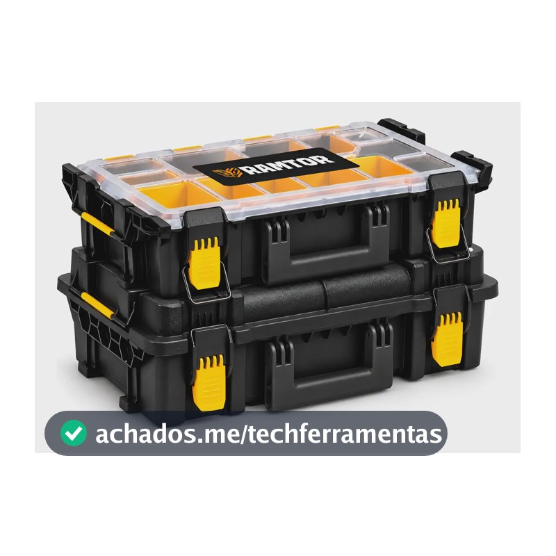 Kit Maleta Ferramentas Modular Com Organizador Anti Impacto Amarelo/preto