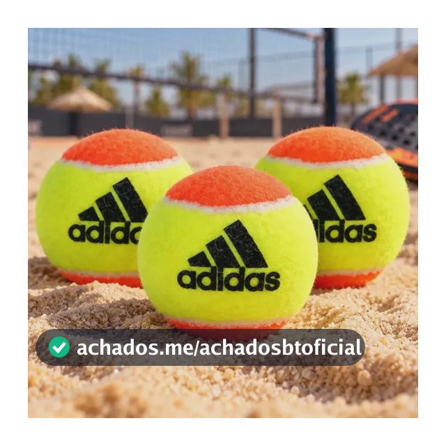 Bola De Beach Tennis adidas Aditour - Embalagem Com 3 Unidades Laranja
