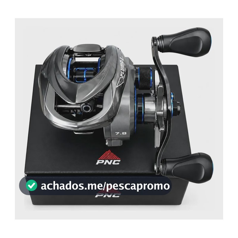 Carretilha Pnc Pluma Bfs 125g 11rols Manivela Esquerda Cinza-escuro Esquerdo