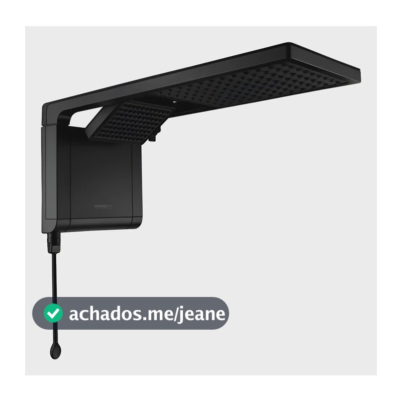 Chuveiro Elétrico Lorenzetti Acqua Ultra Duo Preto Fosco Preto Fosco 220v