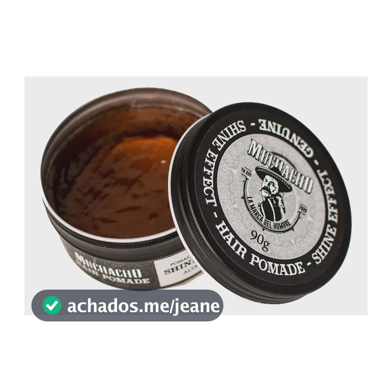 Pomada Modeladora Masculina Cabelo Efeito Brilho Muchacho