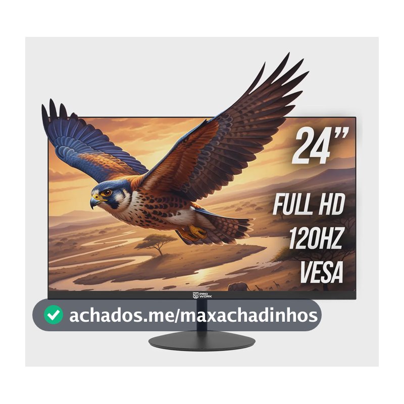 Monitor Gamer Safegamer ProWork 23.8" Full HD de 120Hz para Jogos