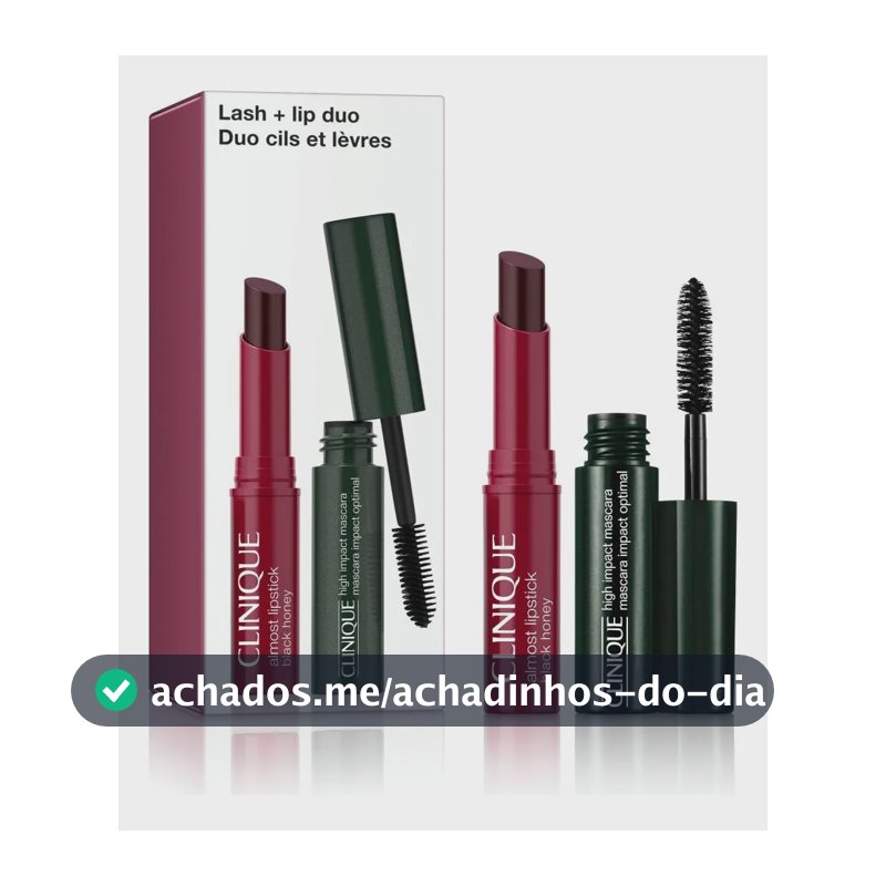 Kit Clinique Mini Black Honey + Mini High Impact