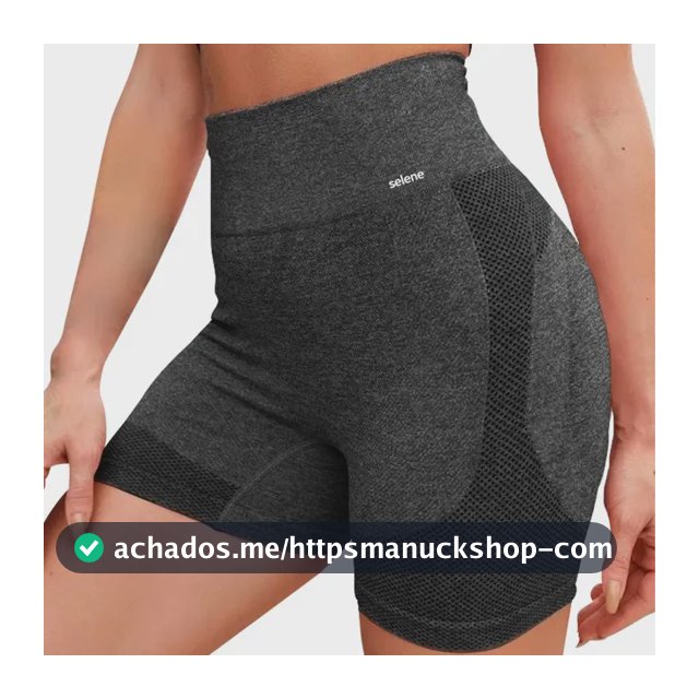 Short Selene Levanta Bumbum Sem Costura Sem Transparência