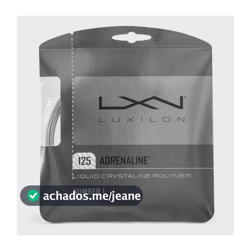 Corda Para Raquete Wilson Luxilon Adrenaline 16l 1.25mm Cart