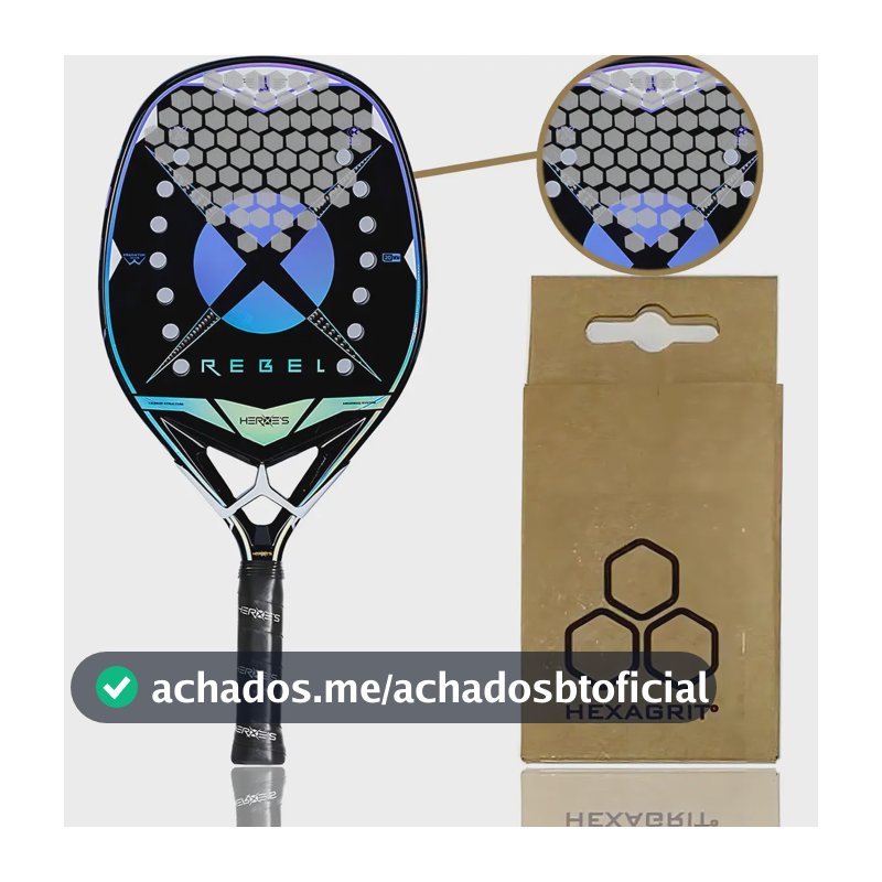 Tratamento Adesivo  Hexagrit para Raquete de Beach Tennis