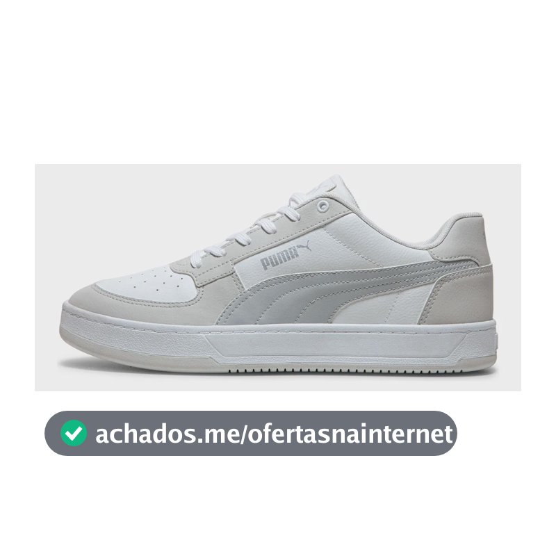 Tênis Puma Caven 2.0 Bdp Puma Branco E Cinza 41 Br