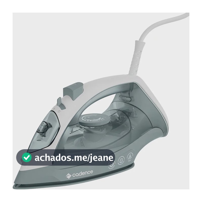 Ferro De Passar Cadence 2 Em 1 iro215 Cor Cinza
