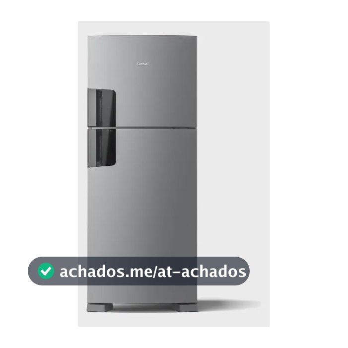 Geladeira Consul Frost Free 412 Litros Duplex Inox - CRM50MK