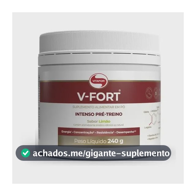 V-fort Limão 240g Vitafor - Limão