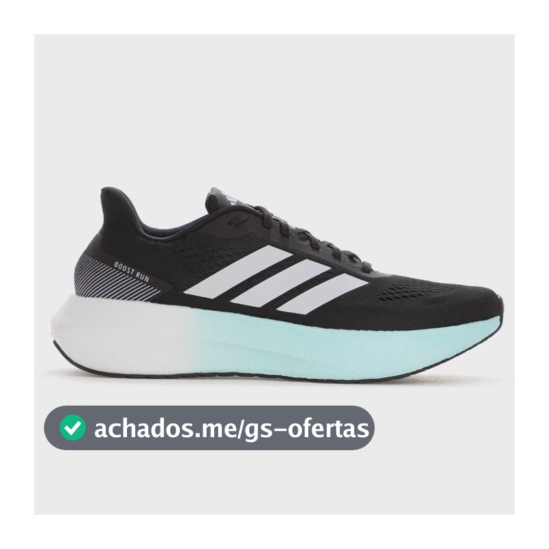 Tênis adidas Boost Run Corrida Treino Amortecimento Boost Preto 40 Br