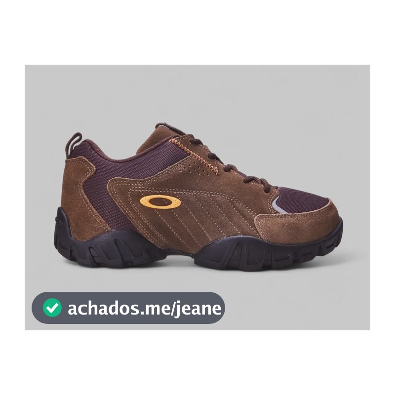 Tênis Masculino Attack Oakley Marrom Liso 43 Br