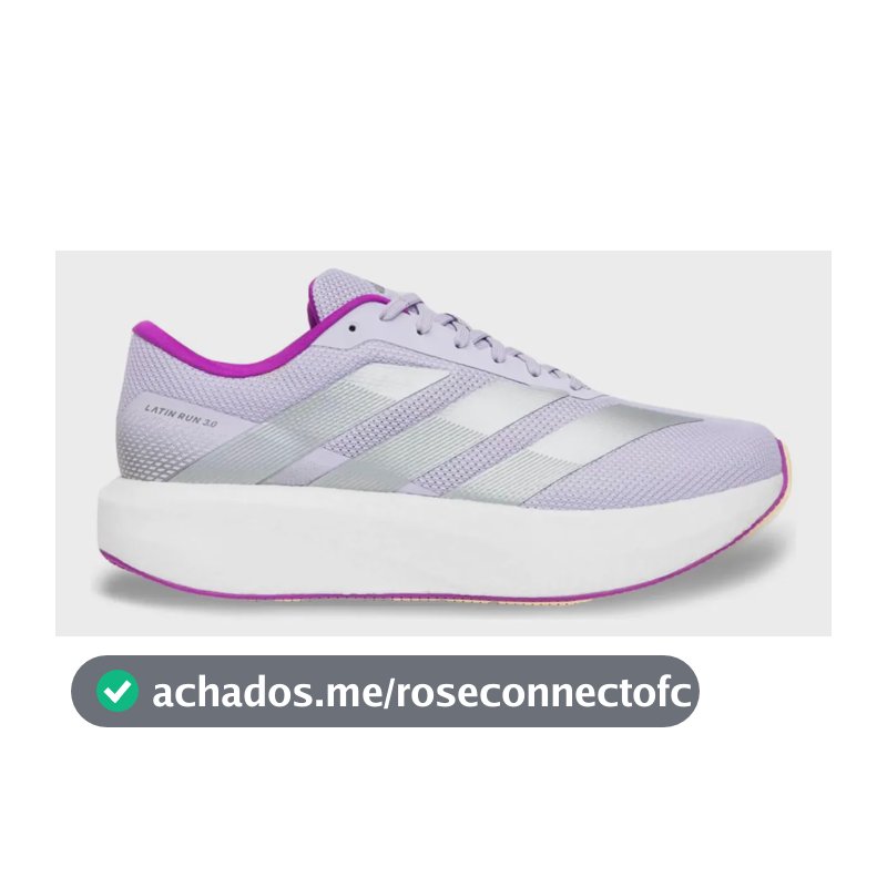 Tênis adidas Latin Run 3.0 Corrida Caminhada Treino Lilás 37 Br