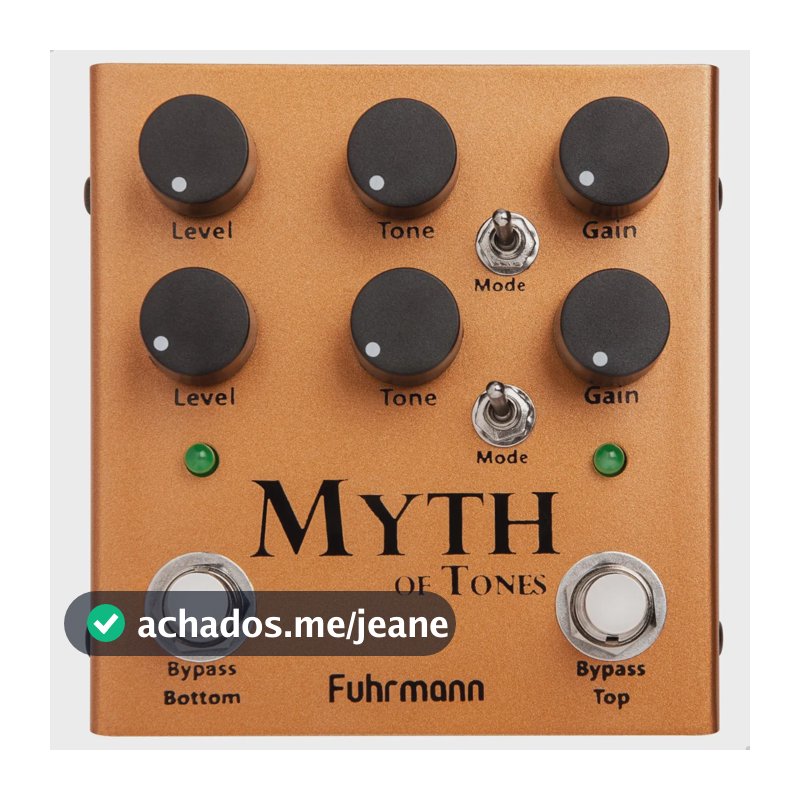 Pedal de Efeito Myth Of Tones Fuhrmann MY01 Cobre